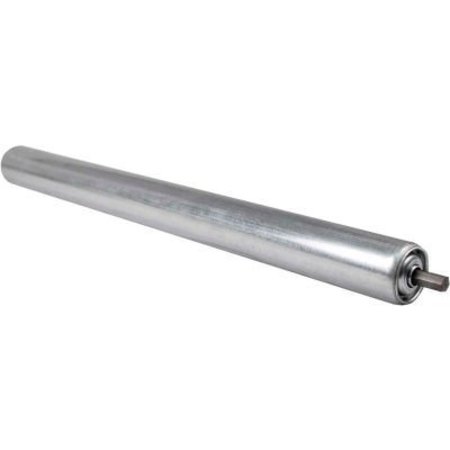 OMNI METALCRAFT 1.9" Dia. x 16 Ga. Galvanized Roller 26157-15-GP for 15" O.A.W. Omni Conveyors 26157-15-GP